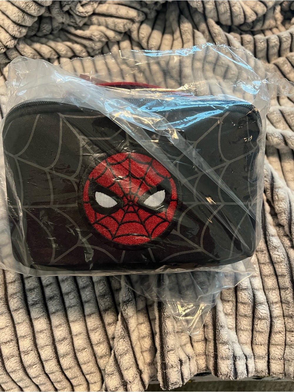 Spider-Man Black and Red Travel Pouch